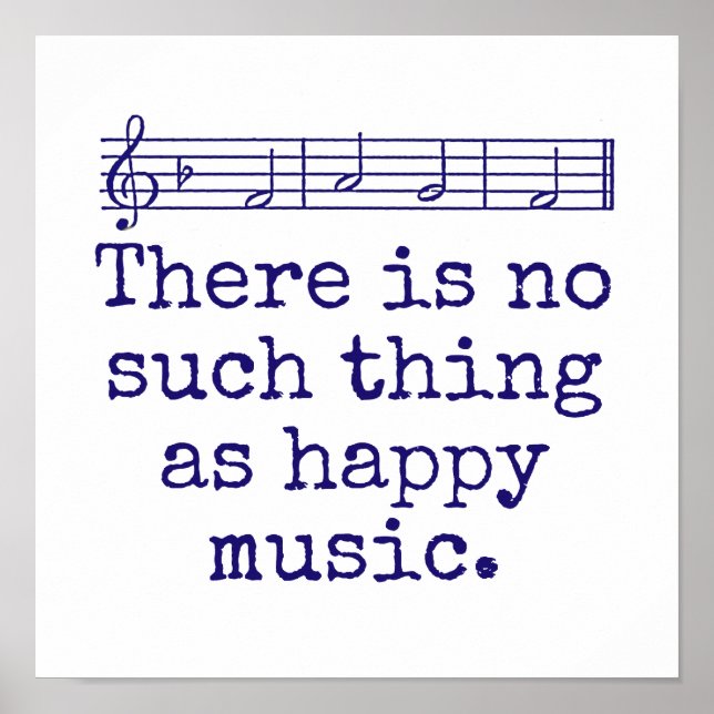 Affiche Il N'Y A Rien De Tel Que Happy Music - Music Quot (Devant)