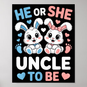 Affiche Il ou Elle Oncle à être drôle Révélation du sexe d