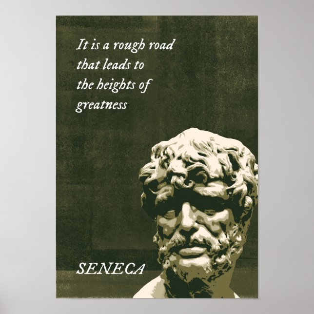 Affiche Il s'agit d'une route rude qui mène aux hauteurs d (Devant)