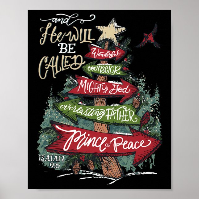 Affiche Il Sera Appelé Merveilleux Conseiller Puissant Die (Devant)