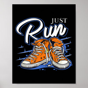 Affiche Il suffit de courir Biathlon Jogging Triathlon Run