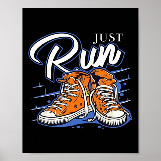 Affiche Il suffit de courir Biathlon Jogging Triathlon Run (Devant)
