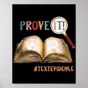 Affiche Il Texte Preuves Drôle Jour De Test Cadeaux Pour L