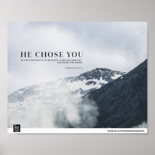 Affiche Il vous a choisis (1 2h13 de Thessalonians)