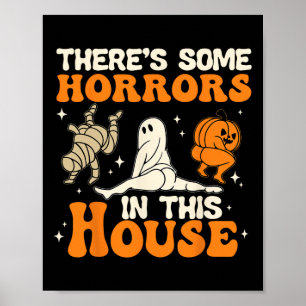 Affiche Il y a des horreurs dans cet Humour d'Halloween à