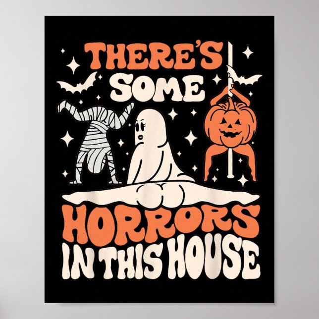 Affiche Il y a des horreurs dans cette maison Citrouille f (Devant)