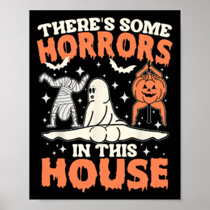 Affiche Il y a des horreurs dans cette maison Citrouille G