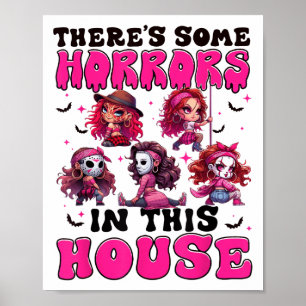 Affiche Il Y A Des Horreurs Dans Cette Maison Drôle Horreu