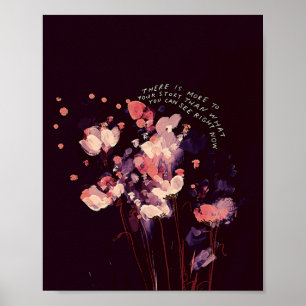 Affiche Il y a plus à votre histoire - citation inspirante