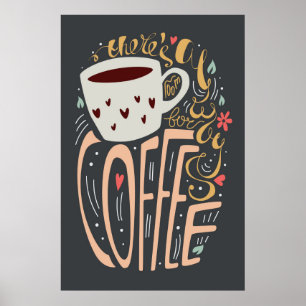 Affiche Il y a toujours de la place pour le café