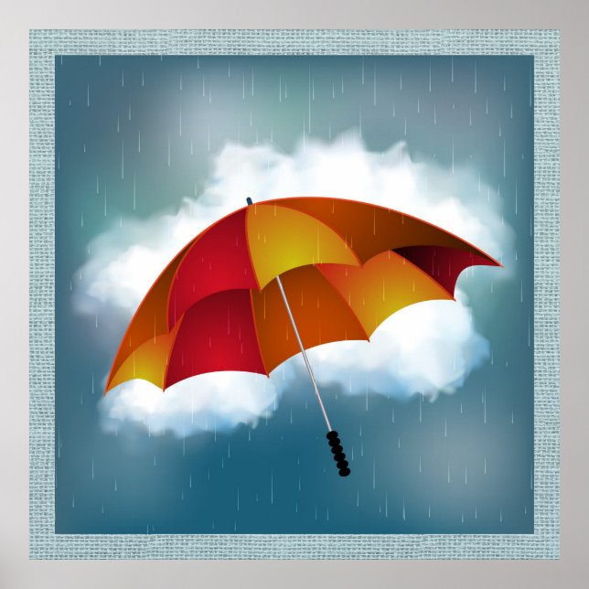 Affiche Il y a toujours de la place sous notre parapluie - (Devant)