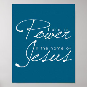 Affiche Il y a Wer Dans Le Nom De Jésus Christian