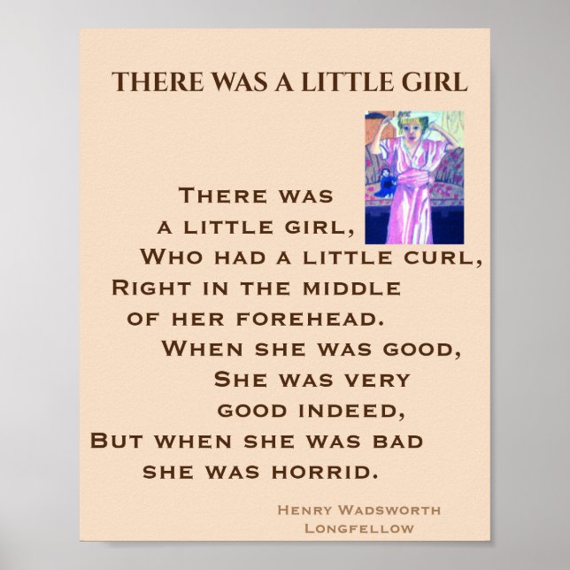 AFFICHE IL Y AVAIT UN PETIT POÈME DE FILLE (Devant)