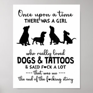 Affiche Il Y Avait Une Fille Qui Aimait Vraiment Les Chien