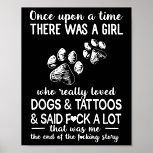 Affiche Il Y Avait Une Fille Qui Aimait Vraiment Les Chien