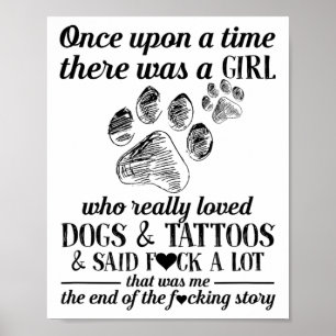 Affiche Il Y Avait Une Fille Qui Aimait Vraiment Les Chien