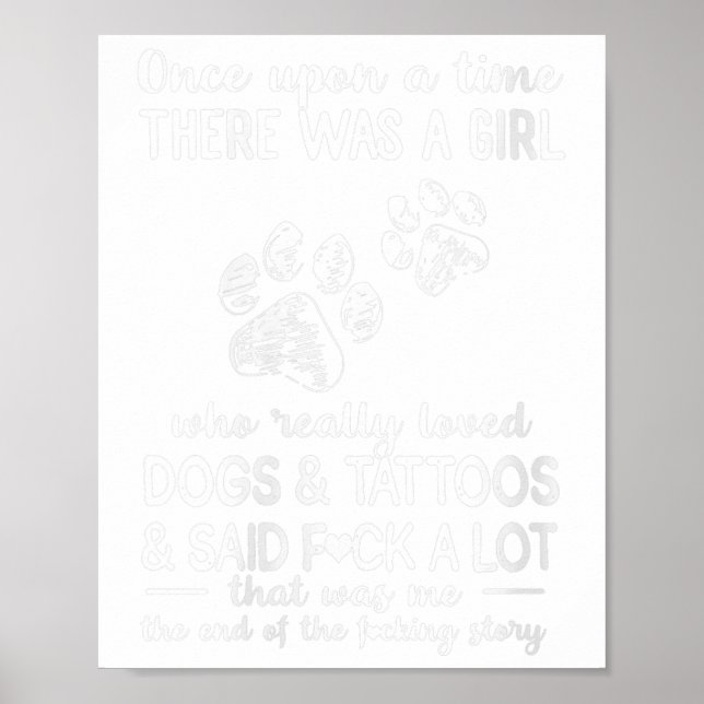 Affiche Il Y Avait Une Fille Qui Aimait Vraiment Les Chien (Devant)