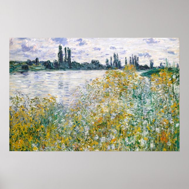 Affiche Île aux Fleurs près de Vétheuil, Monet (Devant)