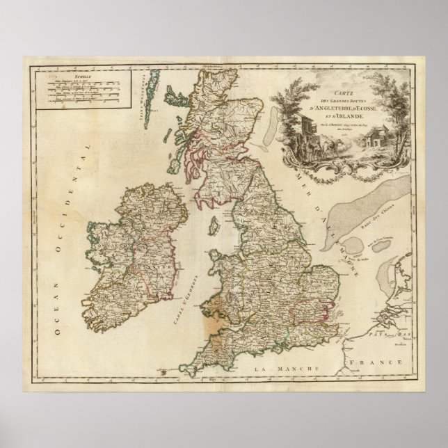 Affiche Île britannique 9 (Devant)