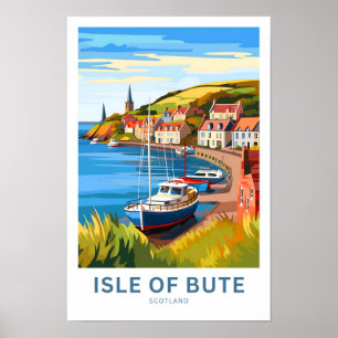 Affiche Île de Bute Scotland Travel Imprimer