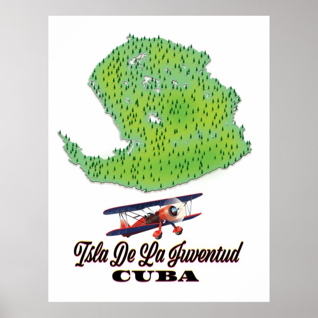 Affiche Île de la jeunesse Cuba (Devant)