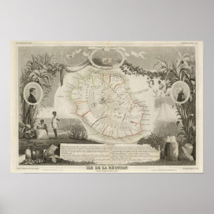 Affiche Île De La Réunion