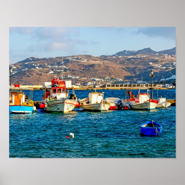 Affiche Île de Mykonos (Devant)