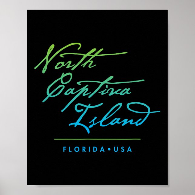 Affiche Île de North Captiva Floride  (Devant)
