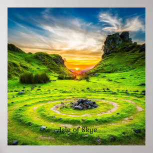 Affiche Île de Skye, Écosse,