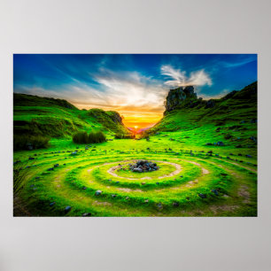 Affiche Île de Skye en Écosse