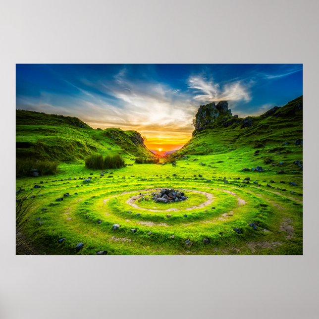 Affiche Île de Skye en Écosse (Devant)