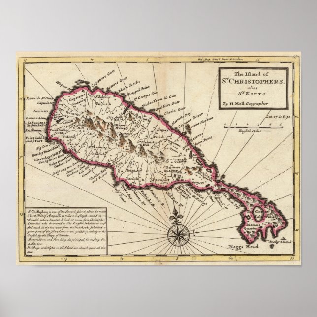 Affiche Île de St Christophers (Devant)
