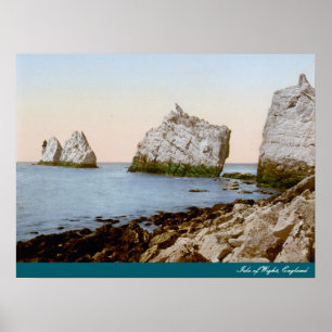 Affiche Île de Wight, Angleterre (1900)