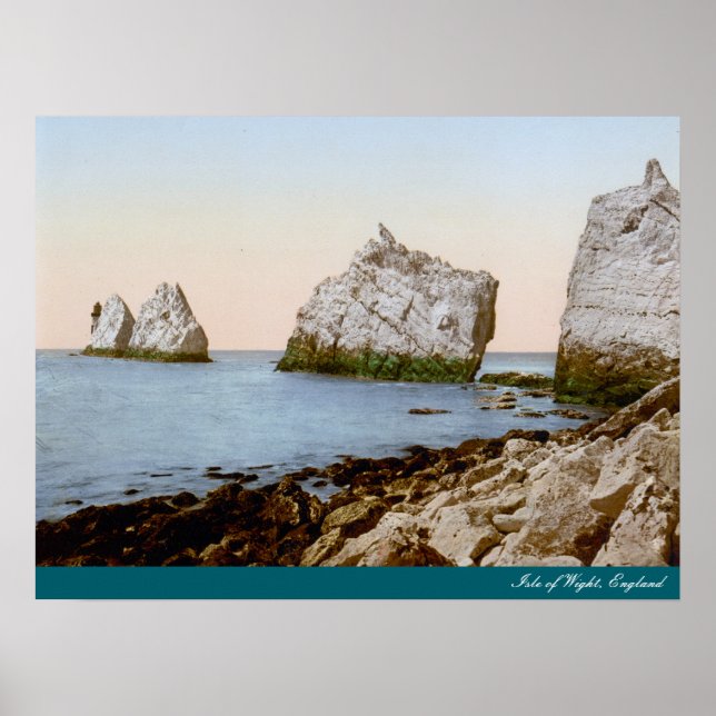 Affiche Île de Wight, Angleterre (1900) (Devant)