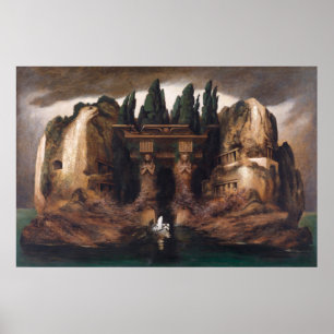 Affiche Île des morts par Karl Wilhelm Toteninsel