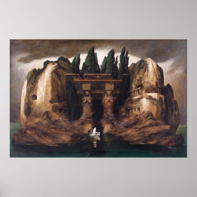 Affiche Île des morts par Karl Wilhelm Toteninsel (Devant)