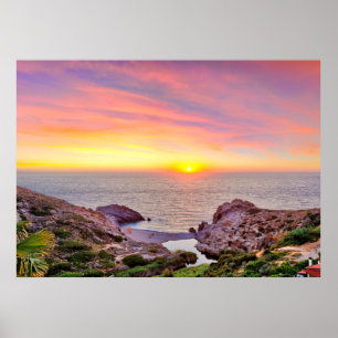 Affiche Île d'Ikaria, Grèce
