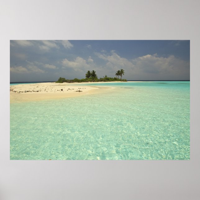 Affiche Île Mathidhoo, inhabitée, Nord Huvadhoo 3 (Devant)