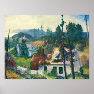 Affiche Île Matinicus, Maine, George Bellows