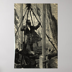 Affiche Ile Mysterieuse, Jules Verne L'Île Mystérieuse