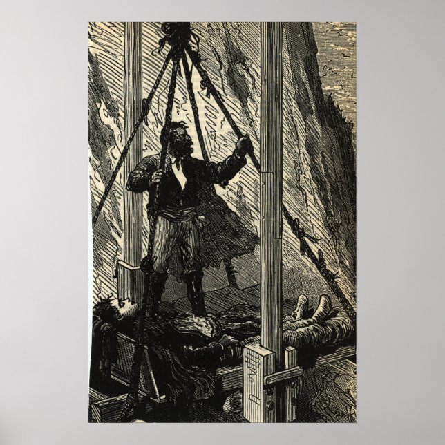 Affiche Ile Mysterieuse, Jules Verne L'Île Mystérieuse (Devant)