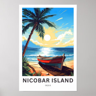 Affiche Île Nicobar Inde Imprimer Voyage