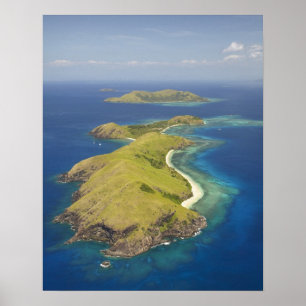 Affiche Île Yanuya, îles Mamanuca, Fidji