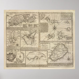 Affiche Îles africaines
