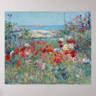 Affiche Îles de jardin de Childe Hassam Celia Thaxter des