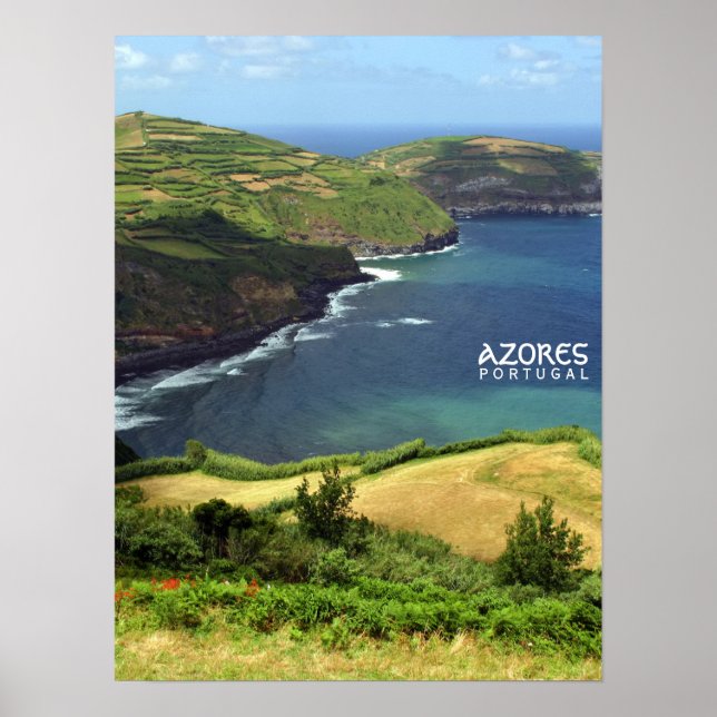 Affiche Iles des Açores, Portugal (Devant)