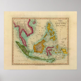 Affiche Îles est 2 de l'Inde