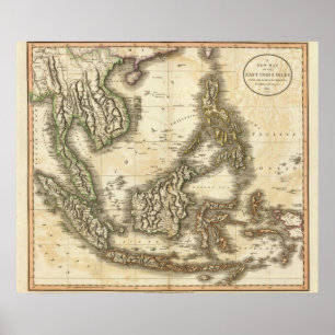 Affiche Îles est de l'Inde