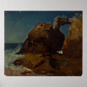 Affiche Îles Fallon, Océan Pacifique, Californie