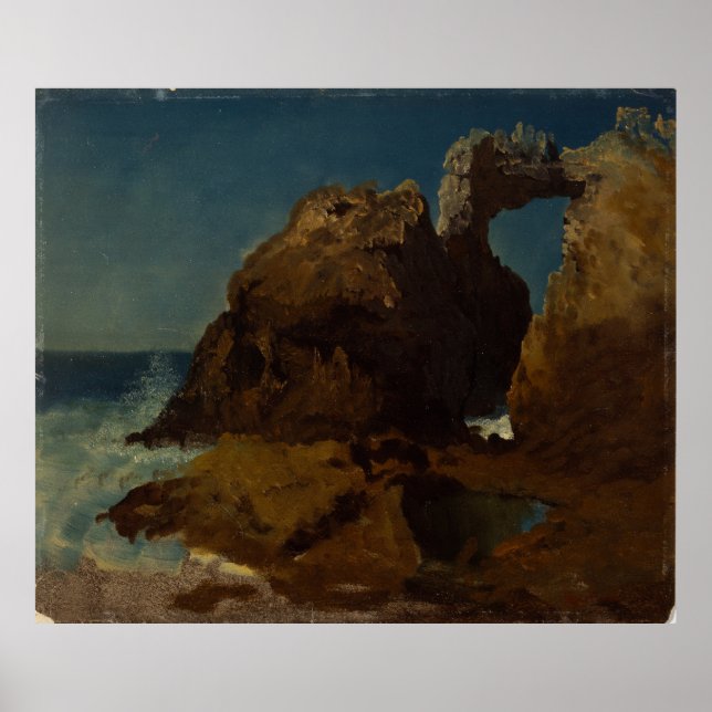 Affiche Îles Fallon, Océan Pacifique, Californie (Devant)